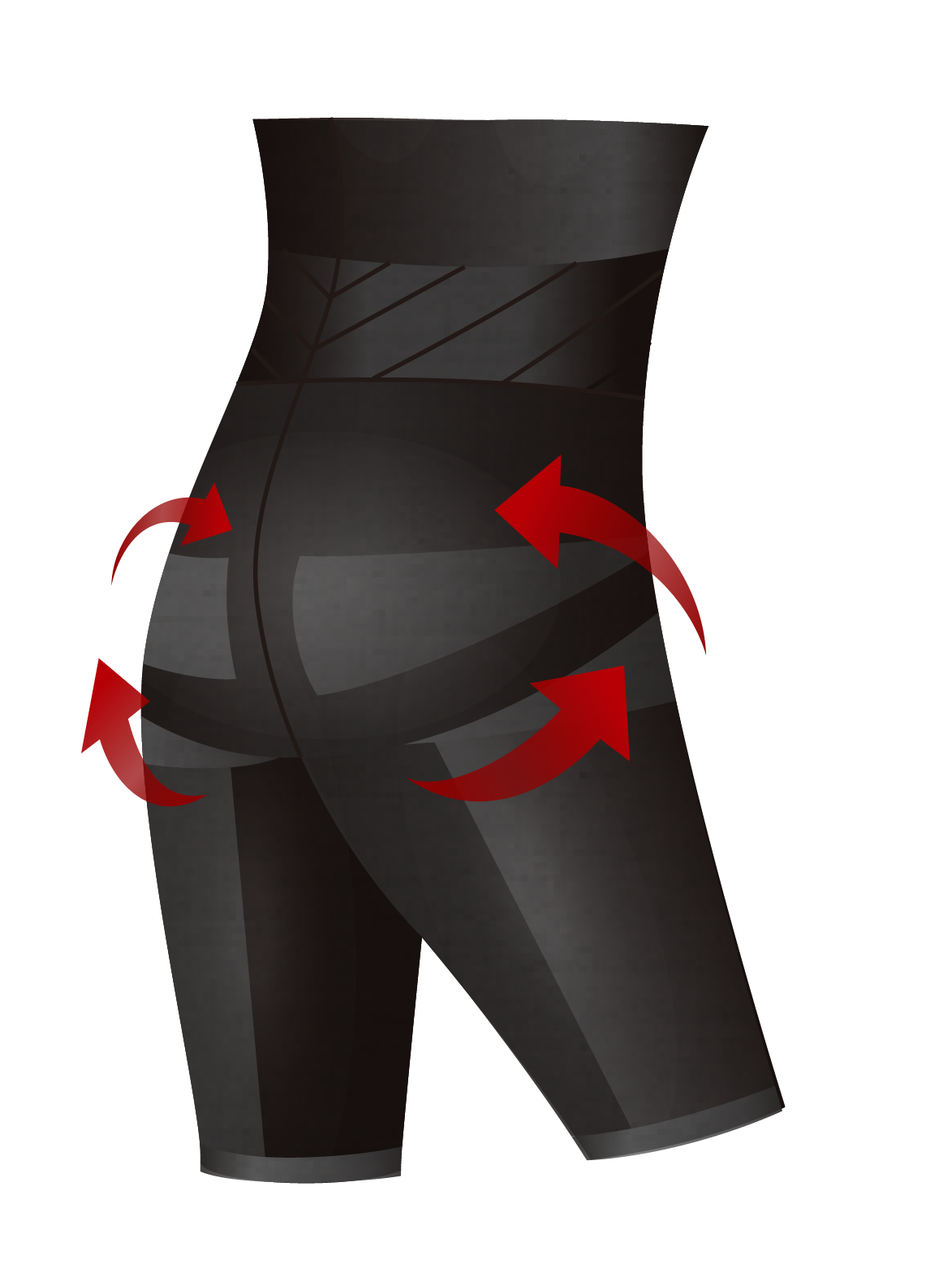 ハイウエスト骨盤ガードル